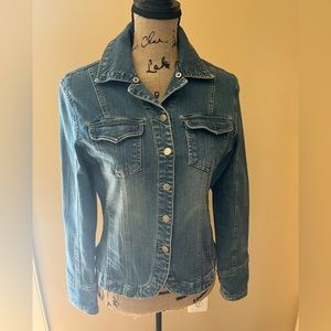 A.M.I. Women's Size S Blue Denim Jean Jacket
